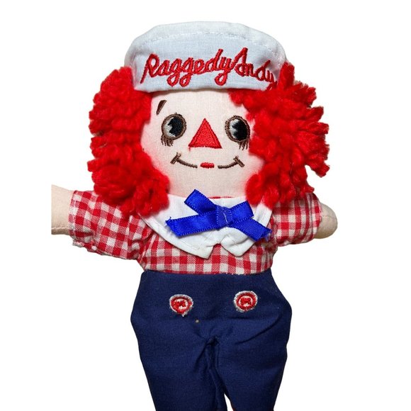 Raggedy Andy Doll - 8.5 Inches Long - With Embroidered Sailor Cap! - Picture 2 of 10